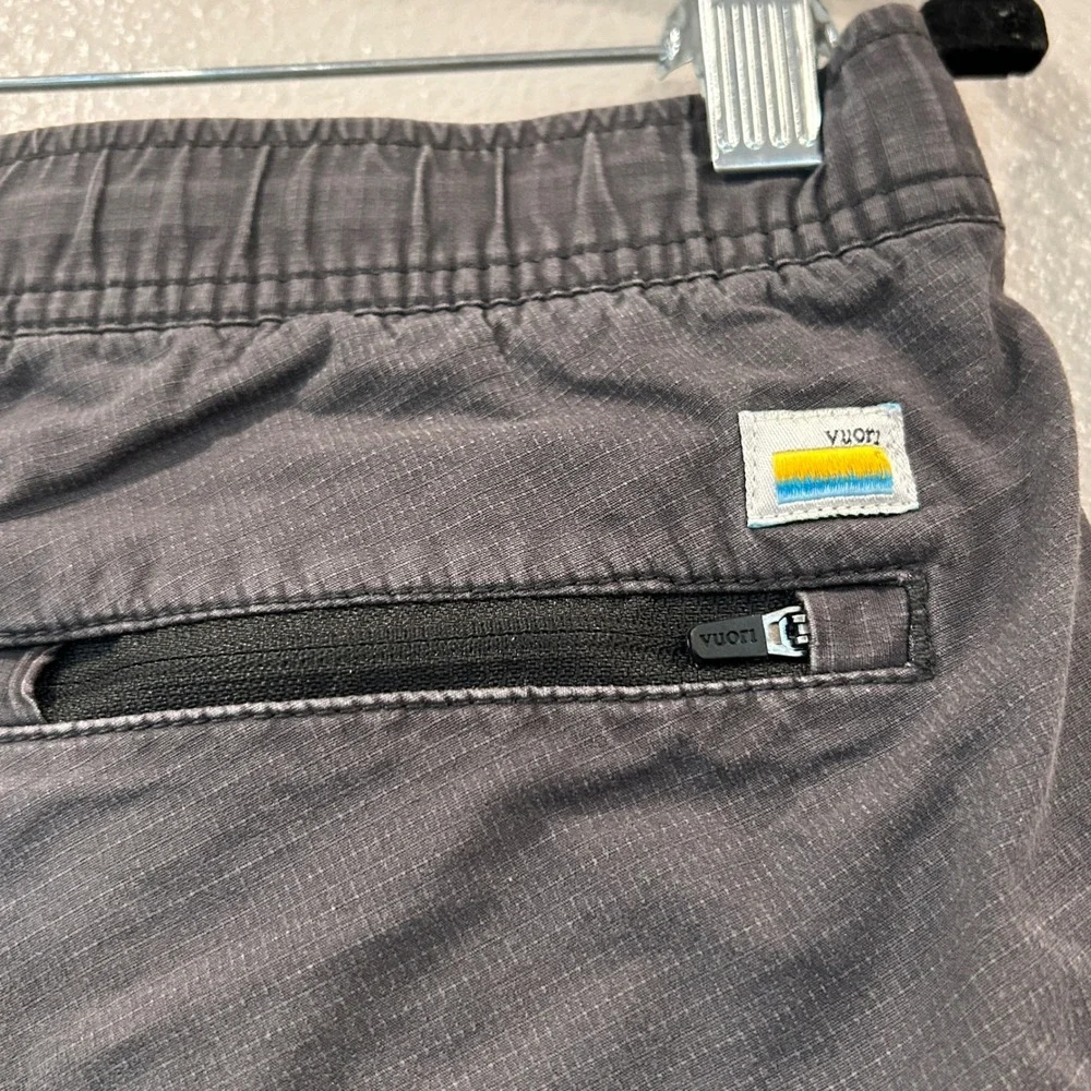 Vuori Ripstop Climber Pants Mens Small Charcoal Grey Slim Tapered V412